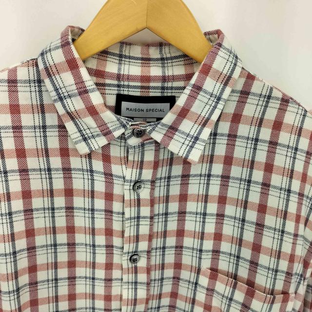 MAISON SPECIAL(メゾンスペシャル) Prime-Over Regular Collar Shirt Coat プライムオーバー レギュラーカラーシャツ コート メンズ JPN：2 【中古】【ブランド古着バズストア】_2