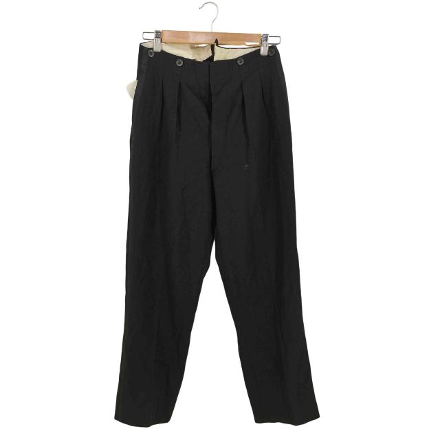 USED古着(ユーズドフルギ) 針刺しシンチバック ウールトラウザーパンツ メンズ 表記無 【中古】【ブランド古着バズストア】