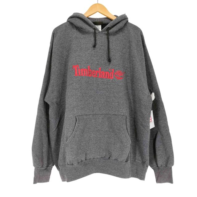 Timberland(ティンバーランド) 90s フロントロゴ刺繍 プルオーバーパーカー メンズ  XL【中古】【ブランド古着バズストア】