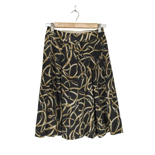 新品 バーバリー ロンドン シルク スカート チェック BURBERRY 新品