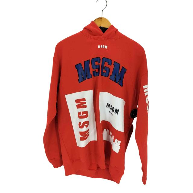 MSGM(エムエスジーエム) MIX LOGO SWAET SHIRT メンズ  L【中古】【ブランド古着バズストア】