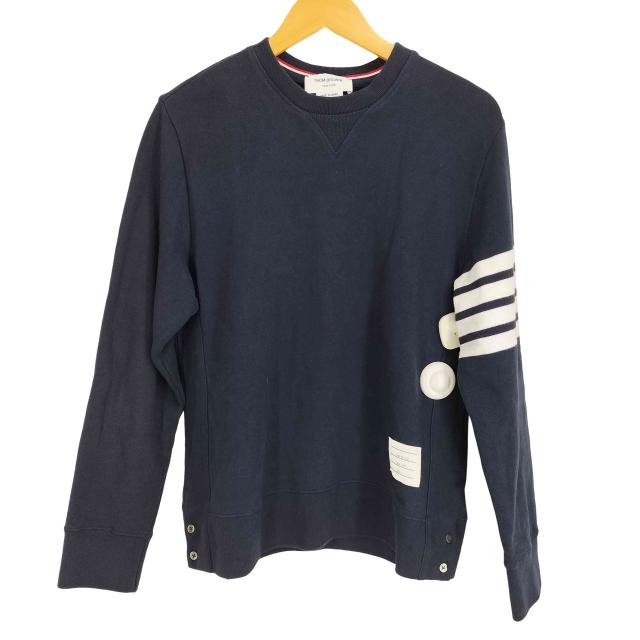 THOM BROWNE(トムブラウン) 4BAR CLASSIC SWEATSHIRT ラシック ループバック 4BAR スウェットシャツ メンズ  4【中古】【ブランド古着バズストア】