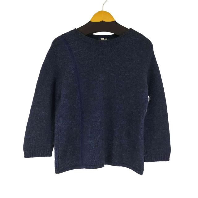 CHRISTOPHE LEMAIRE(クリストフルメール) 90S モヘア混 デザインウールニット メンズ JPN：2 【中古】【ブランド古着バズストア】