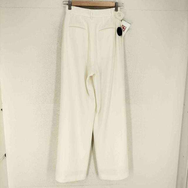 Ferragamo フェラガモ  23.5cm レザー パンプス スリングバック anuans(アニュアンス) 24ss ダブルサテンサイドタックパンツ