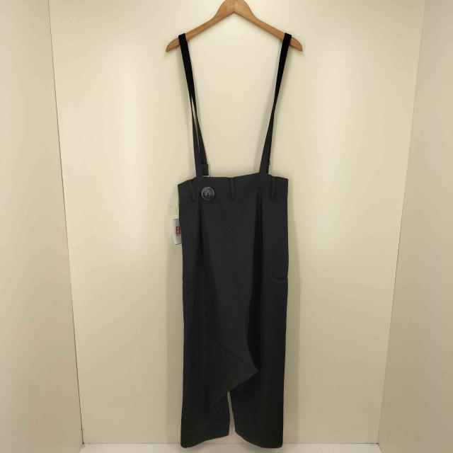 LIMI feu(リミフゥ) 100番 ウールギャバジン サルエル サロペット レディース 表記無 【中古】【ブランド古着バズストア】_1
