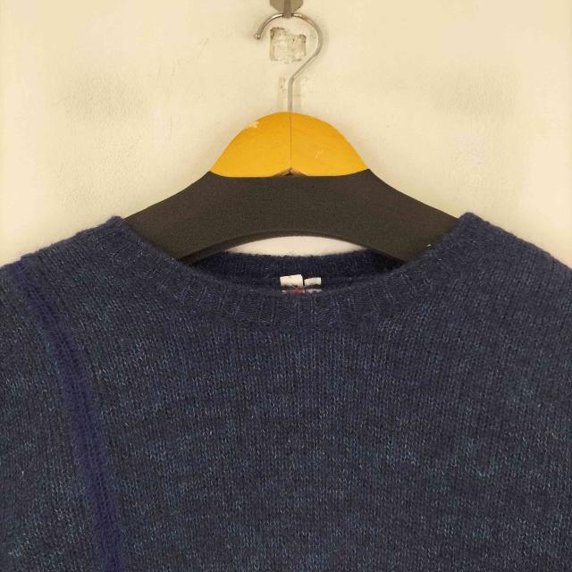 CHRISTOPHE LEMAIRE(クリストフルメール) 90S モヘア混 デザインウールニット メンズ JPN：2 【中古】【ブランド古着バズストア】