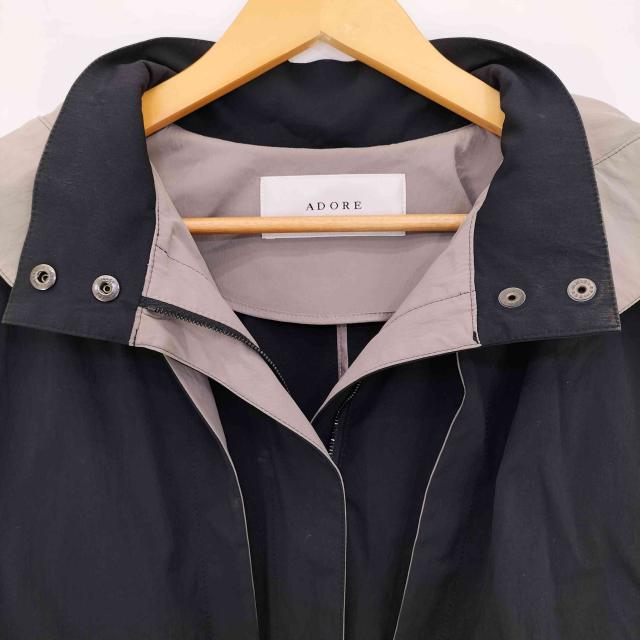 【美品】ADORE ドライナイロンコート 38 M グレージュ 春秋 近年モデル セール】 ドライナイロンコート （アウター）｜ADORE / アドーア