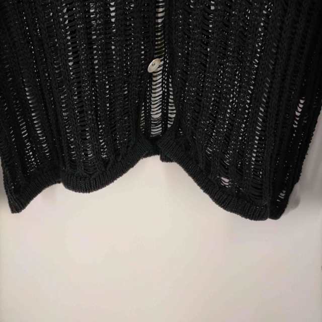 NVRFRGT(ネヴァーフォーゲット) 23SS COTTON OPEN KNIT CARDIGAN