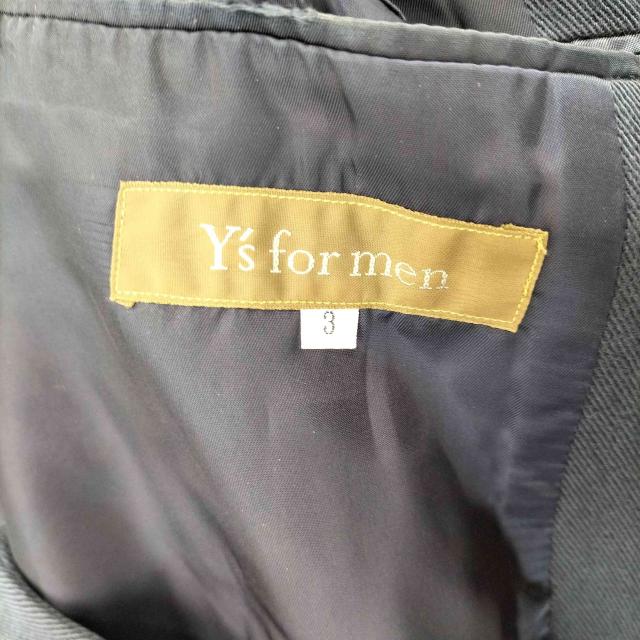 Ys for men(ワイズフォーメン) ウール混 3B テーラードジャケット メンズ JPN：3 【中古】【ブランド古着バズストア】