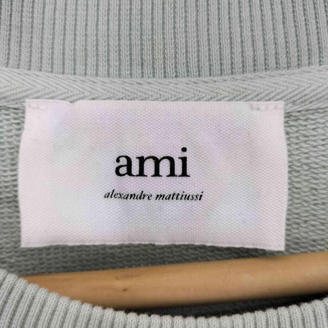 AMI ALEXANDRE MATTIUSSI(アミアレクサンドルマテュッシ) ロゴ刺繍 クルーネック プルオーバー スウェット メンズ 表記無 【中古】【ブランド古着バズストア】_5
