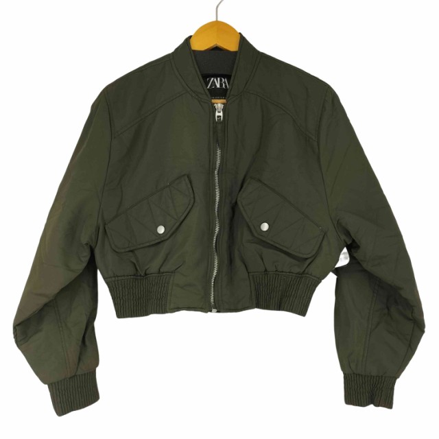 ZARA(ザラ) クロップドボンバージャケット レディース import：XS 【中古】【ブランド古着バズストア】 4,742円