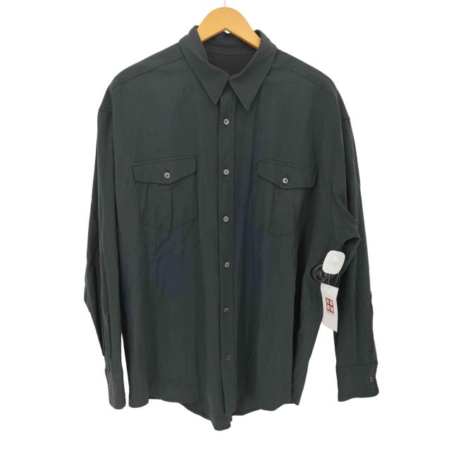 USED古着(ユーズドフルギ) {{I am dork}}flap pocket work shirt WOOL メンズ 表記無 【中古】【ブランド古着バズストア】の通販は
