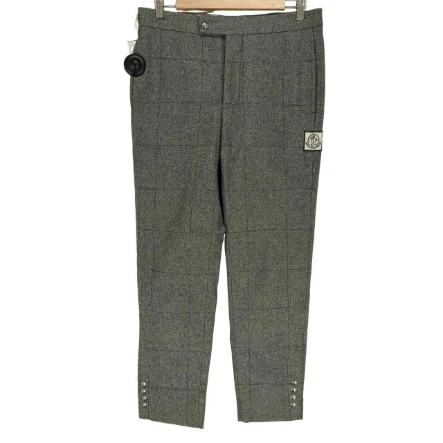 【美品】MONCLER モンクレール　PANTALONE パンツ　ブラック　ロゴ 美品】MONCLER モンクレール PANTALONE パンツ ブラック ロゴ MONCLER