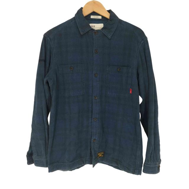 VANS(バンズ) チェック柄 コットン 2ポケット ロングスリーブシャツ  メンズ  2【中古】【ブランド古着バズストア】