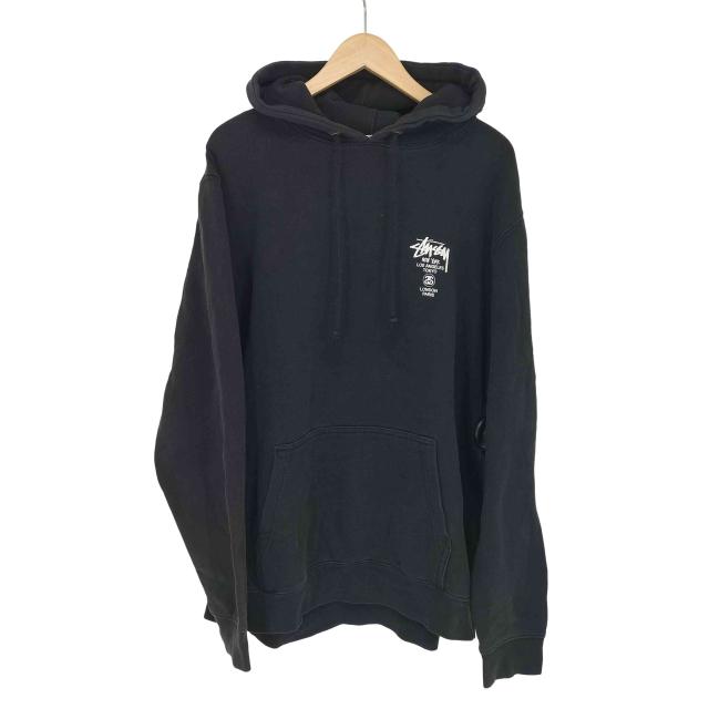Stussy(ステューシー) World Tour Hoodie ワールドツアー プルオーバーパーカー メンズ JPN：XL 【中古】【ブランド古着バズストア】