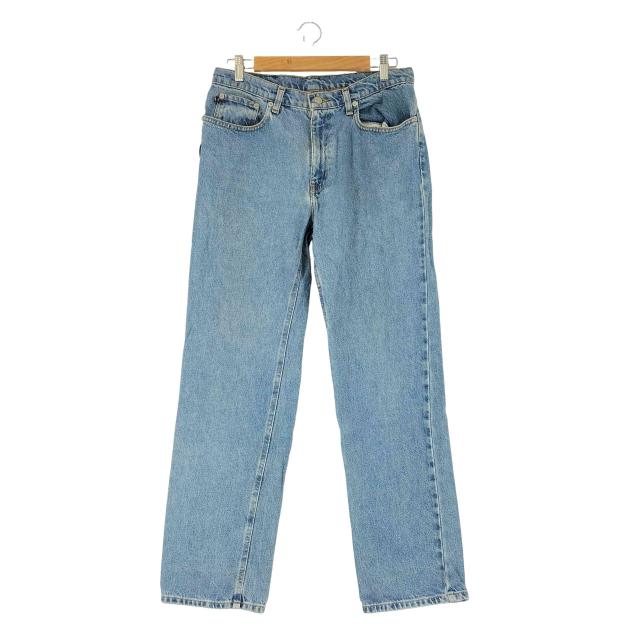 POLO JEANS COMPANY RALPH LAUREN(ポロジーンズカンパニーラルフローレン) 90S ジップフライ ストレートデニムパンツ メンズ  10X31【中古】【ブランド古着バズストア】