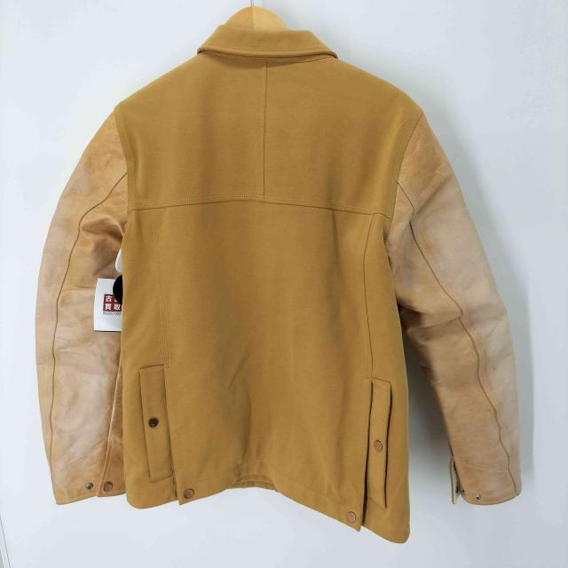 OAMC(オーエーエムシー) イタリア製 DIRECTOR COAT アームレザー切替ジャケット メンズ import:M 【中古】【ブランド古着バズストア】の通販は OAMC(オーエーエムシー) イタリア製 DIRECTOR COAT アームレザー切替ジャケット メンズ import:M 【中古】【ブランド古着バズストア】の通販は