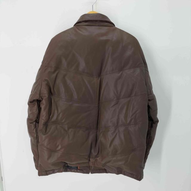 USED古着(ユーズドフルギ) Oliver Brown 羊革 レザーダウンジャケット