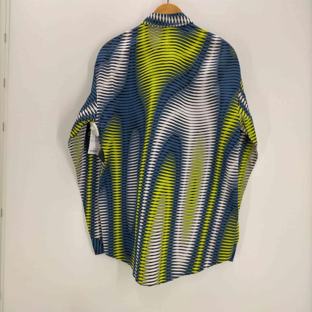 VERSACE JEANS COUTURE(ヴェルサーチジーンズクチュール) 90-00S イタリア製 グラデーション サイケ L/S シャツ メンズ import：L 【中古】【ブランド古着バズストア】_1