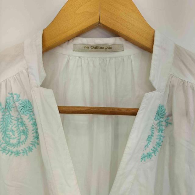 ne Quittez pas Poplin Embroidery Dress