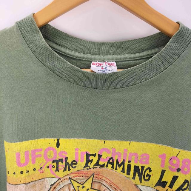 USED古着(ユーズドフルギ) 90S USA製 SOFTEE ボディ FLAMING LIPS UFOs in China 1987 プリント Tシャツ 袖シングルステッチ コピーライト 1994 メンズ impo【中古】【ブランド古着バズストア】_2