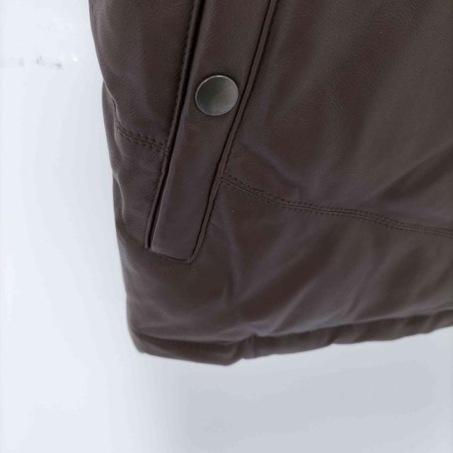 USED古着(ユーズドフルギ) Oliver Brown 羊革 レザーダウンジャケット  