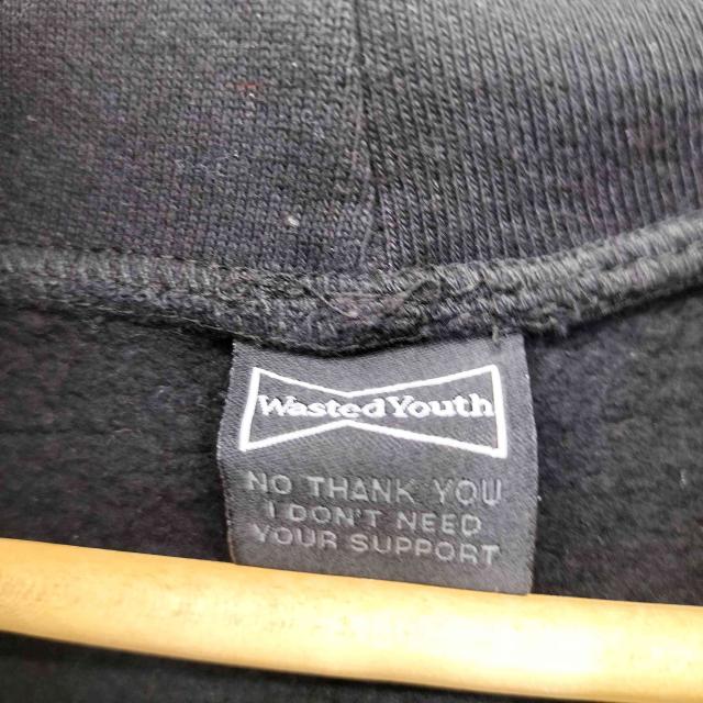 WASTED YOUTH(ウェイステッドユース) 両面ロゴプリントパーカー メンズ JPN：L 【中古】【ブランド古着バズストア】 WASTED YOUTH(ウェイステッドユース) 両面ロゴプリントパーカー メンズ