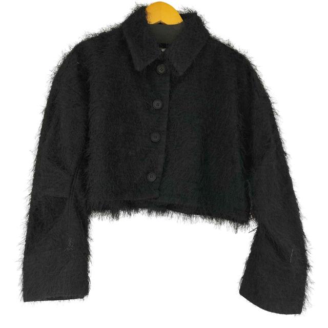 FRAY I.D(フレイアイディー) 24AW シャギーショート丈シャツジャケット レディース JPN：0 中古 古着 0709 フレイアイディー FRAY I.D 24AW シャギーショート丈シャツ