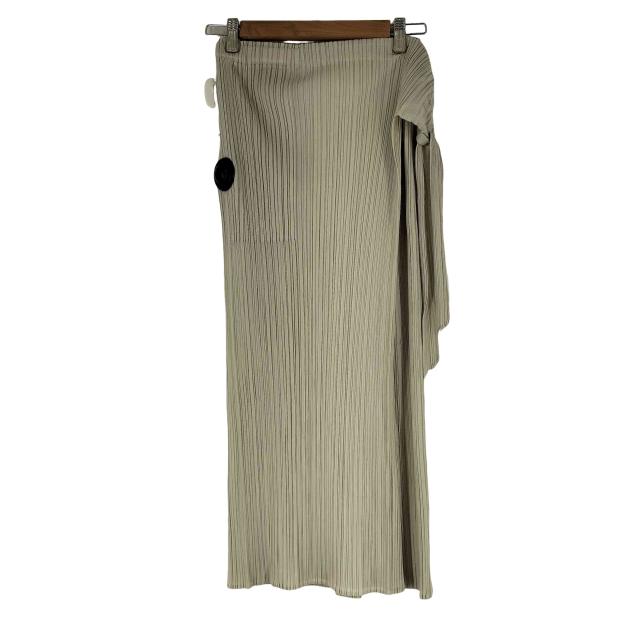 プリーツプリーズイッセイミヤケ PP41-JG743 スカート 1 カーキ  