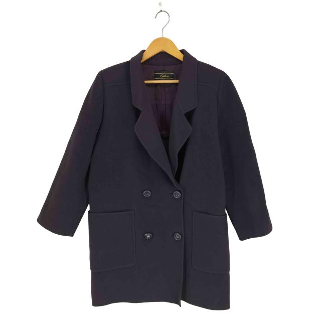 Leilian(レリアン) カシミヤ混ダブルブレストコート レディース JPN 
