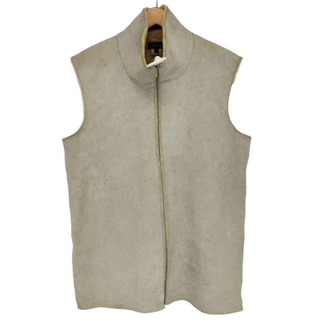 A.P.C.(アーペーセー) ムートンジップアップベスト メンズ JPN：1 【中古】【ブランド古着バズストア】