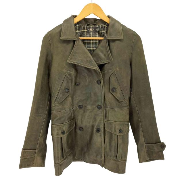 RRL RALPH LAUREN(ダブルアールエルラルフローレン) 24AW ベルテッド レザー ジャケット シープスキン レディース 1【中古】【ブランド古着バズストア】