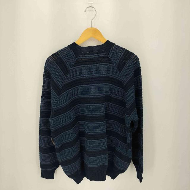 BY GLADHAND(バイグラッドハンド) VOYAGE - L/S RAGLAN SWEATER リネン クルーネックニット メンズ JPN：M 【中古】【ブランド古着バズストア】 BY GLADHAND(バイグラッドハンド) VOYAGE - L/S RAGLAN SWEATER リネン