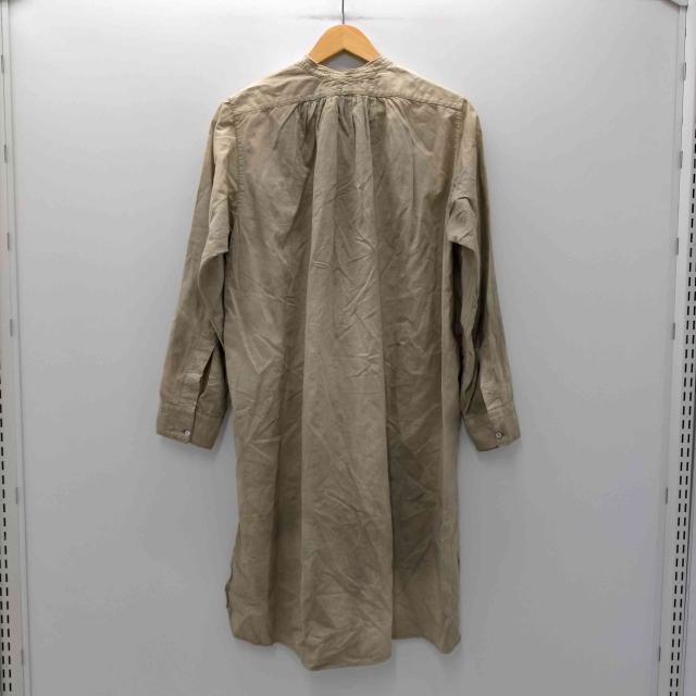 USED古着(ユーズドフルギ) 1900-20S French Antique フレンチアンティーク FG イニシャル スモック グランパ シャツ マチつき メンズ 表記無 【中古】【ブランド古着バズストア】_1