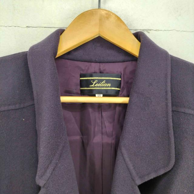 Leilian(レリアン) カシミヤ混ダブルブレストコート レディース JPN