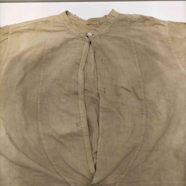 USED古着(ユーズドフルギ) 1900-20S French Antique フレンチアンティーク FG イニシャル スモック グランパ シャツ マチつき メンズ 表記無 【中古】【ブランド古着バズストア】_2