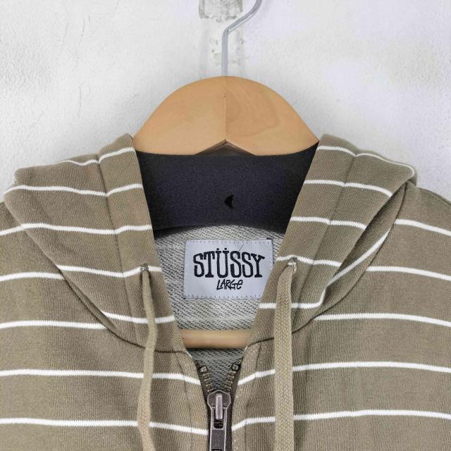 Stussy(ステューシー) 00S ボーダージップアップパーカー メンズ import：L 【中古】【ブランド古着バズストア】_2