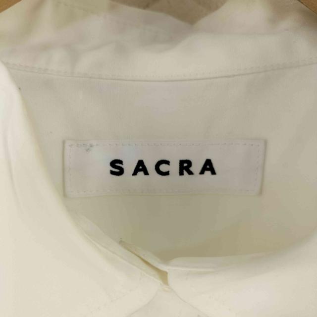 SACRA(サクラ) SUPERIOR コットンポプリンシャツ レディース JPN：38 【中古】【ブランド古着バズストア】 SACRA(サクラ) SUPERIOR コットンポプリンシャツ レディース JPN：38