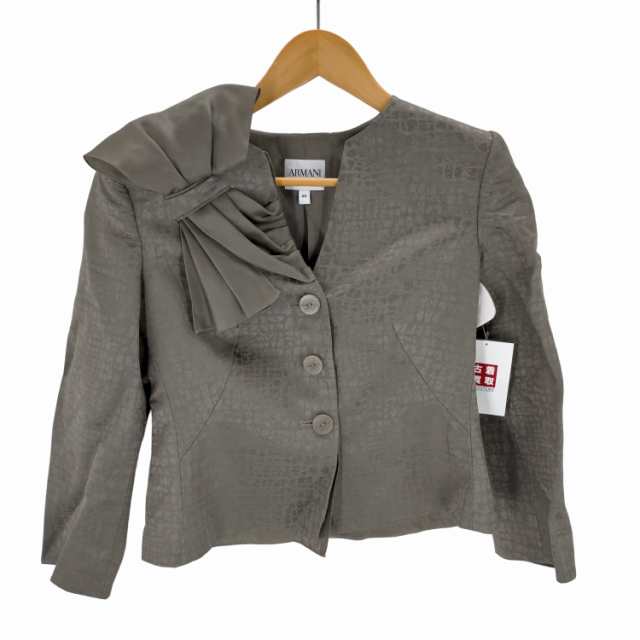 ARMANI COLLEZIONI(アルマーニコレツィオーニ) シルク混 リボンノー