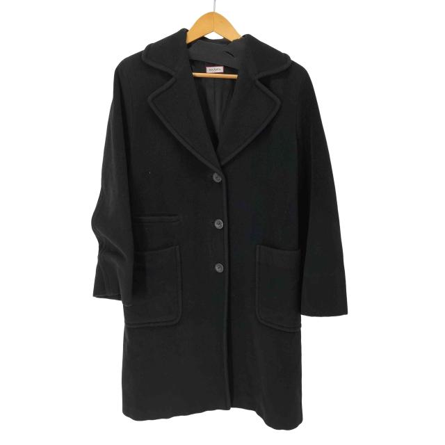 MAX ＆ CO.(マックスアンドコー) イタリア製 ウールアンゴラ チェスターコート レディース JPN：38 【中古】【ブランド古着バズストア】