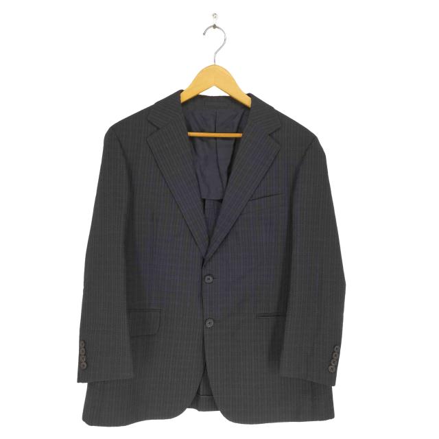 BURBERRY LONDON(バーバリーロンドン) シルク混デザイン2Bテーラードジャケット メンズ  98-92-165【中古】【ブランド古着バズストア】