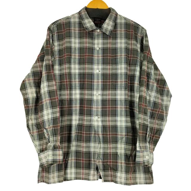 USED古着(ユーズドフルギ) WINGS 60S チェック L/S シャツ メンズ import：L 【中古】【ブランド古着バズストア】