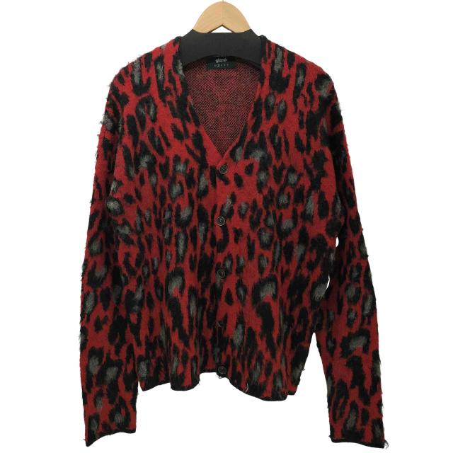 glamb(グラム) Kelog Cardigan レオパード シャギーニット カーディガン メンズ JPN：1 【中古】【ブランド古着バズストア】
