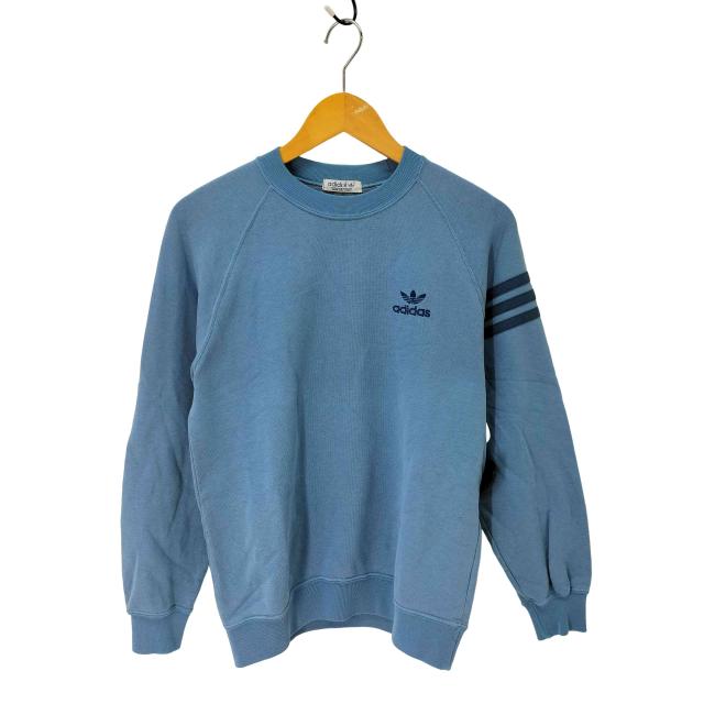adidas(アディダス) デサントタグ  クルーネックスウェット メンズ import：S 【中古】【ブランド古着バズストア】