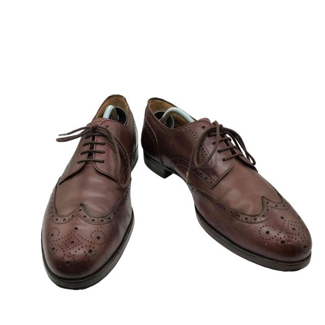 POLO RALPH LAUREN(ポロラルフローレン) ウィングチップ レザー ドレス シューズ メンズ 25 1/2EE【中古】【ブランド古着バズストア】