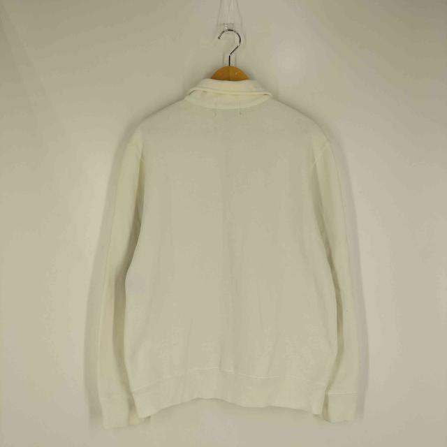 RRL RALPH LAUREN(ダブルアールエルラルフローレン) 復刻 1ツ星 黒タグ MILITALY HALFZIP SWEAT ウィング ボール クラック プリント ハーフジップスウェット メンズ impo【中古】【ブランド古着バズストア】_1