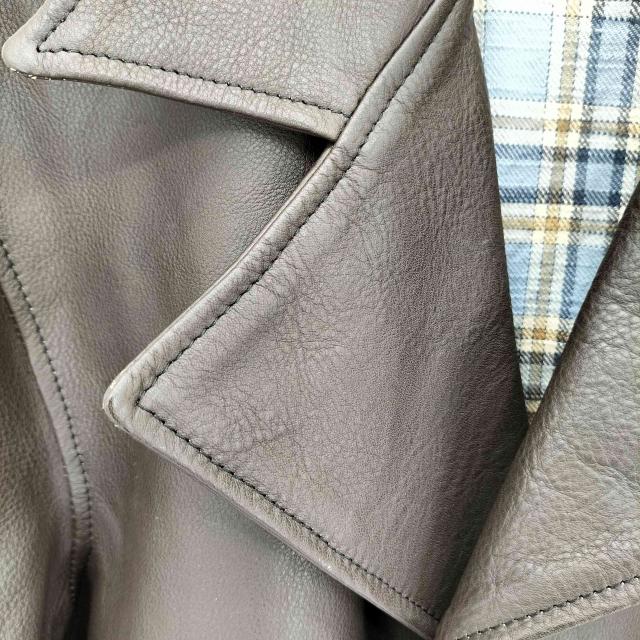 OLD CROW(オールドクロウ) 101 MOTORCYCLE JACKET カウレザー モーターサイクルジャケット メンズ JPN：M 【中古】【ブランド古着バズストア】_2