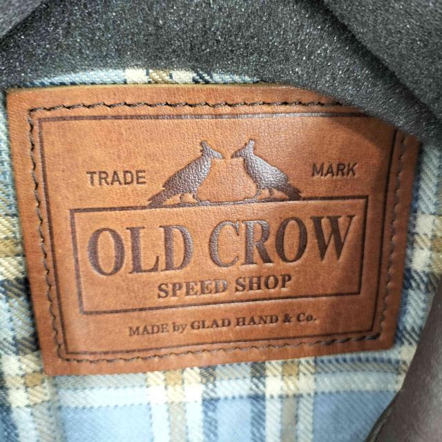 OLD CROW(オールドクロウ) 101 MOTORCYCLE JACKET カウレザー モーターサイクルジャケット メンズ JPN：M 【中古】【ブランド古着バズストア】_5