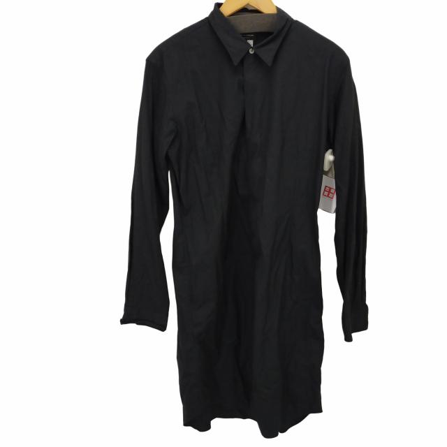 COMME des GARCONS HOMME PLUS(コムデギャルソンオムプリュス) AD2020 マジックテープデザインロングシャツ メンズ L【中古】【ブランドの通販は