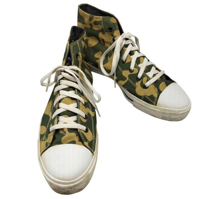AH MURDERZ(アムーダーズ) PATCH AUTHENTIC SNEAKER CAMO X WHT 76/100 カモ 迷彩柄 ハイカット スニーカー メンズ JPN：28 【中古】【ブランド古着バズストア】の通販は 6,068円
